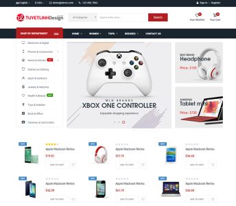 Mẫu website thương mại điện tử - WDTMDT - 9